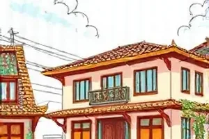 科幻番剧余弦之外封面，环形空间站与数据光轨